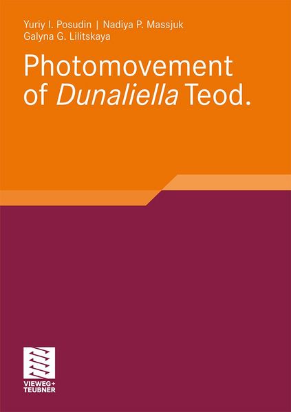 Produktbild: Photomovement of Dunaliella Teod