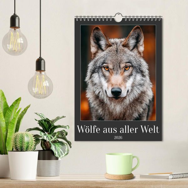 Produktbild: W&ouml;lfe aus aller Welt (Wandkalender 2026 DIN A4 hoch), CALVENDO Monatskalender
