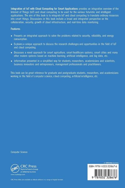 Produktbild: Integration of IoT with Cloud Computing for Smart Applications