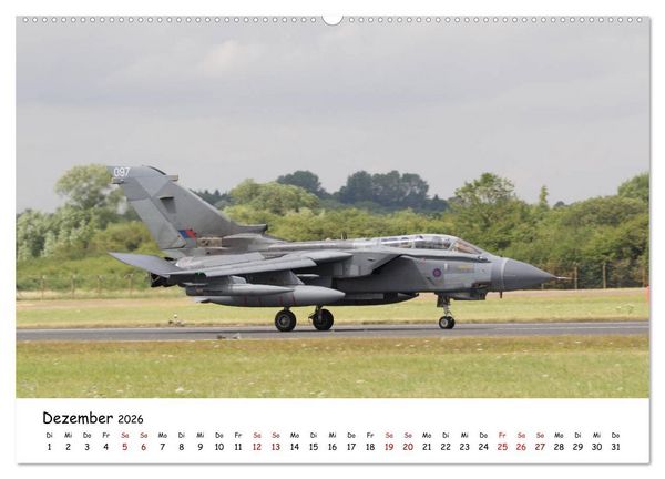 Produktbild: Milit&auml;rjets Panavia Tornado (hochwertiger Premium Wandkalender 2026 DIN A2 quer), Kunstdruck in Hochglanz