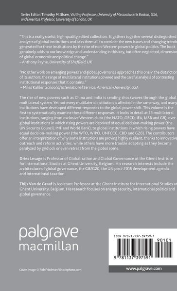 Produktbild: Rising Powers and Multilateral Institutions