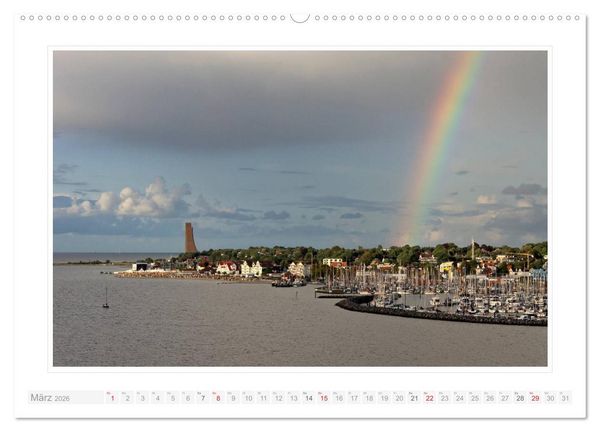 Produktbild: Schleswig-Holstein - &uuml;ber Stadt und Land (hochwertiger Premium Wandkalender 2026 DIN A2 quer), Kunstdruck in Hochglanz