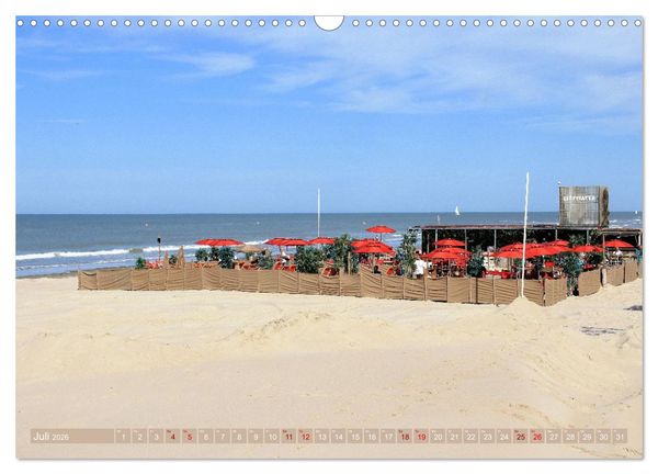 Produktbild: Le Touquet-Paris-Plage - Perle der franz&ouml;sischen Opalk&uuml;ste (Wandkalender 2026 DIN A3 quer), CALVENDO Monatskalender