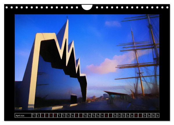 Produktbild: Glasgow (Wall Calendar 2026 DIN A4 landscape), CALVENDO 12 Month Wall Calendar