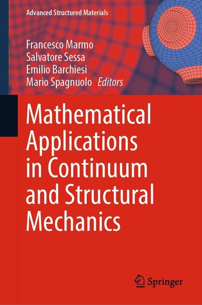 Produktbild: Mathematical Applications in Continuum and Structural Mechanics