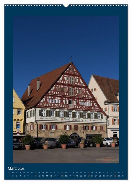 Produktbild: Esslingen am Neckar - Sehenswertes (hochwertiger Premium Wandkalender 2026 DIN A2 hoch), Kunstdruck in Hochglanz