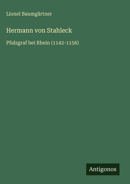 Produktbild: Hermann von Stahleck
