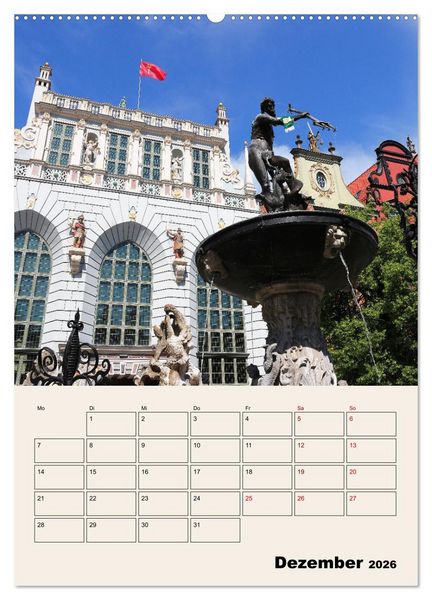 Produktbild: Danzig - Ein Stadtspaziergang (Wandkalender 2026 DIN A2 hoch), CALVENDO Monatskalender