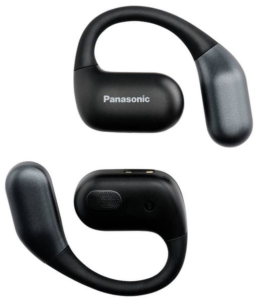 Produktbild: Panasonic RB-F10DE-K In Ear Kopfh&ouml;rer Bluetooth&reg; Schwarz