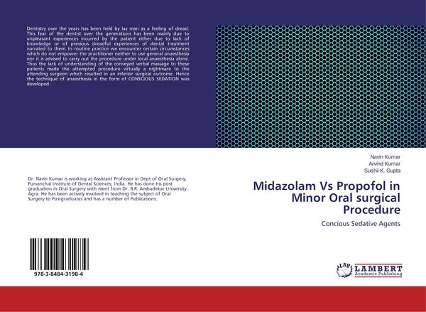 Produktbild: Midazolam Vs Propofol in Minor Oral surgical Procedure