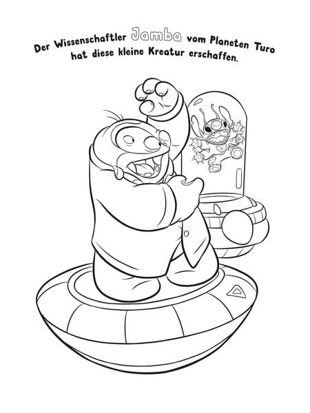 Produktbild: Disney Kreative Besch&auml;ftigung: Stitch: Mein liebstes Malbuch