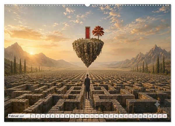 Produktbild: Zwischen Ausgang und Unendlichkeit (hochwertiger Premium Wandkalender 2027 DIN A2 quer), Kunstdruck in Hochglanz