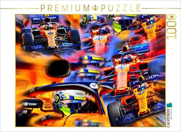 CALVENDO Puzzle Lando Norris aus Großbritannien debütierte 2019 und empfahl sich sofort für höhere Aufgaben. | 1000 Teile Lege-Größe 64x48cm Foto-Puzzle für glückliche Stunden