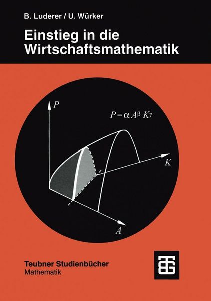 Produktbild: Einstieg in die Wirtschaftsmathematik