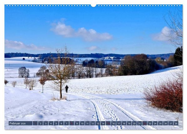 Produktbild: Wiesen W&auml;lder Weiher. Der Naturpark Augsburg-Westliche W&auml;lder (hochwertiger Premium Wandkalender 2026 DIN A2 quer), Kunstdruck in Hochglanz
