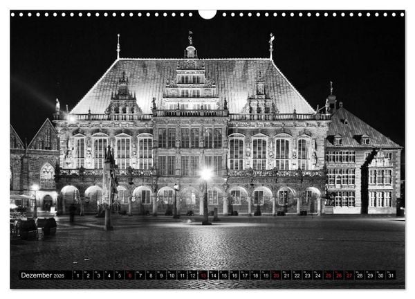 Produktbild: Historisches Bremen (Wandkalender 2026 DIN A3 quer), CALVENDO Monatskalender