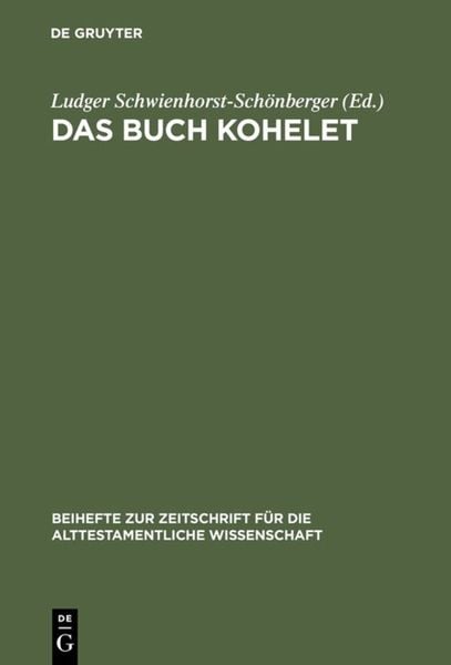 Produktbild: Das Buch Kohelet