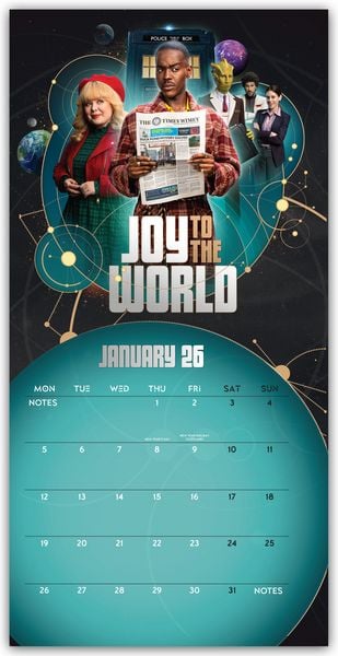 Produktbild: Doctor Who – 15. Doktor 2026 – Wandkalender