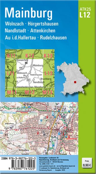 Produktbild: ATK25-L12 Mainburg (Amtliche Topographische Karte 1:25000)