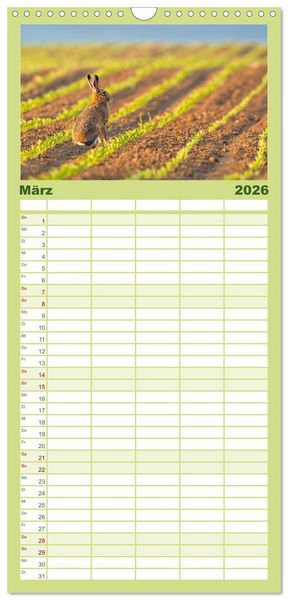 Produktbild: Familienplaner 2026 - Magie Heimische Natur mit 5 Spalten (Wandkalender, 21 x 45 cm) CALVENDO