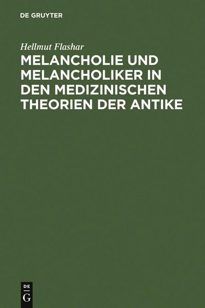 Produktbild: Melancholie und Melancholiker in den medizinischen Theorien der Antike