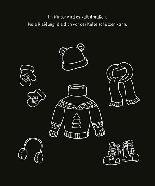 Produktbild: Mein leuchtendes Winter-Kritzkratz-Buch