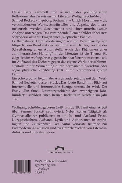 Produktbild: Die Unverf&uuml;gbarkeit der Poesie