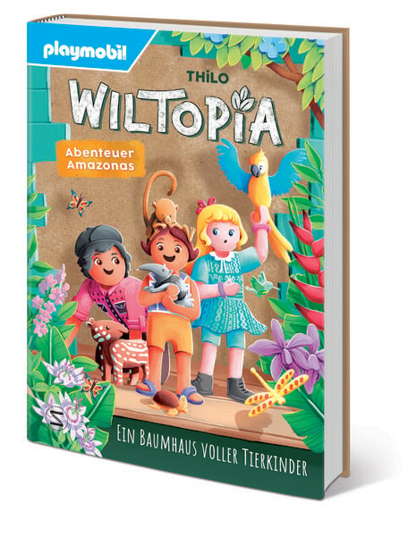 Produktbild: PLAYMOBIL Wiltopia. Abenteuer Amazonas. Ein Baumhaus voller Tierkinder