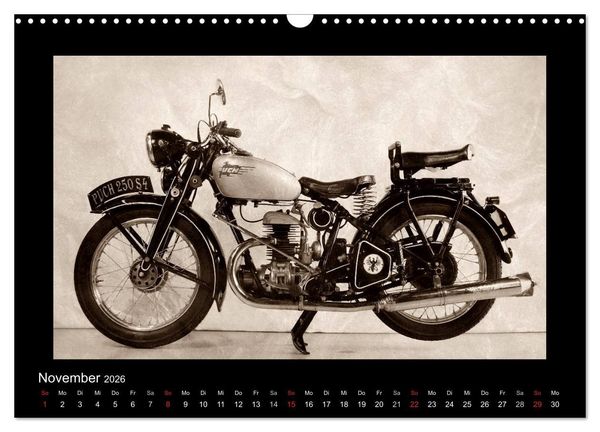 Produktbild: Motorrad Oldtimer aus &Ouml;sterreich (Wandkalender 2026 DIN A3 quer), CALVENDO Monatskalender