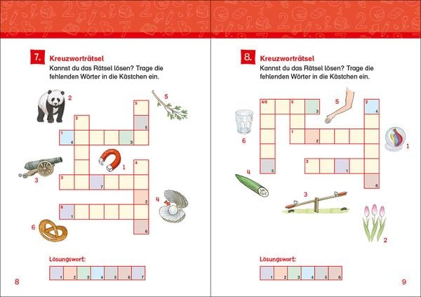 'Leselöwen Kreuzworträtsel für Einsteiger - 1. Klasse (Himmelblau)' von