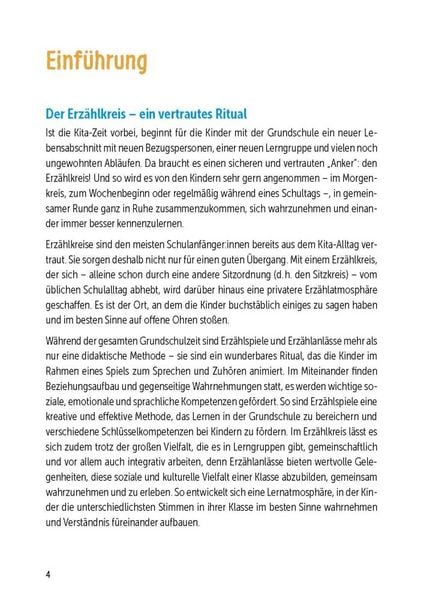 Produktbild: Sprechen und Zuh&ouml;ren im Erz&auml;hlkreis. 30 Bildkarten mit Erz&auml;hlspielen f&uuml;r die Grundschule