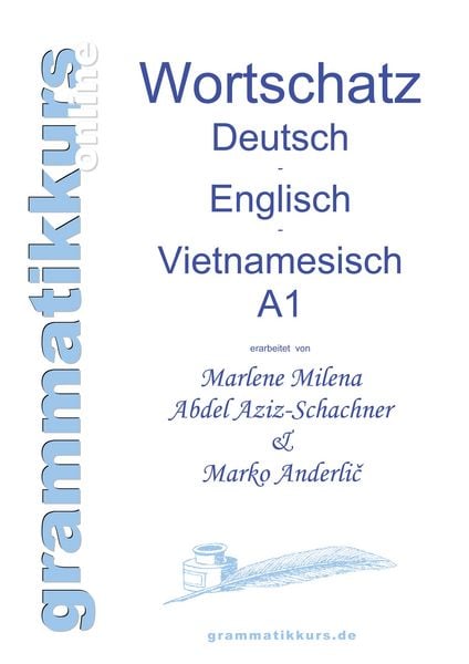 Produktbild: W&ouml;rterbuch Deutsch - Englisch -Vietnamesisch A1