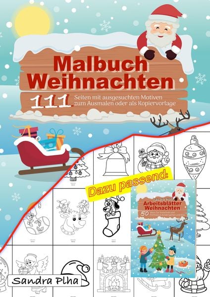 Produktbild: KitaFix Malbuch Weihnachten