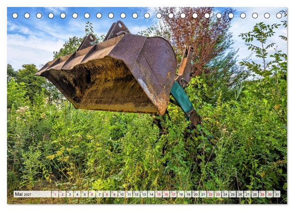 Produktbild: Landmaschinen im Dornr&ouml;schenschlaf (Tischkalender 2027 DIN A5 quer), CALVENDO Monatskalender