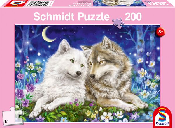 Schmidt Spiele - Kuschelige Wolfsfreunde, 200 Teile