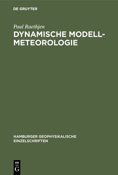 Produktbild: Dynamische Modell-Meteorologie
