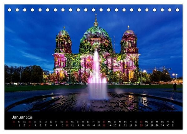 Produktbild: Colours of Berlin (Tischkalender 2026 DIN A5 quer), CALVENDO Monatskalender