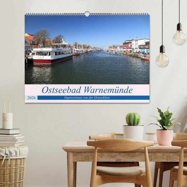 Produktbild: Ostseebad Warnem&uuml;nde (Wandkalender 2026 DIN A2 quer), CALVENDO Monatskalender