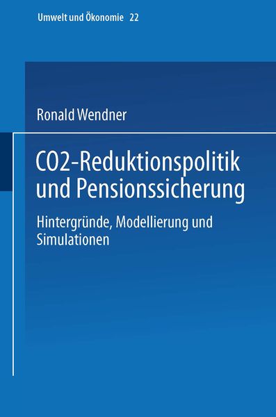 Produktbild: CO2-Reduktionspolitik und Pensionssicherung