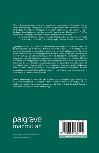 Produktbild: Kierkegaard and the Refusal of Transcendence