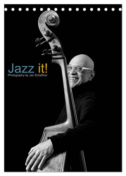 Produktbild: Jazz it! (Tischkalender 2026 DIN A5 hoch), CALVENDO Monatskalender