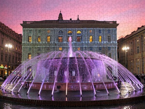 Produktbild: CALVENDO Puzzle Ein Motiv aus dem Kalender Die zeitlose Sch&ouml;nheit von Genua | 1000 Teile Lege-Gr&ouml;&szlig;e 64x48cm Foto-Puzzle f&uuml;r gl&uuml;ckliche Stunden