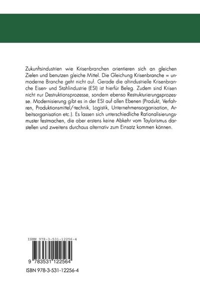 Produktbild: Moderne Zeiten - alte Branche