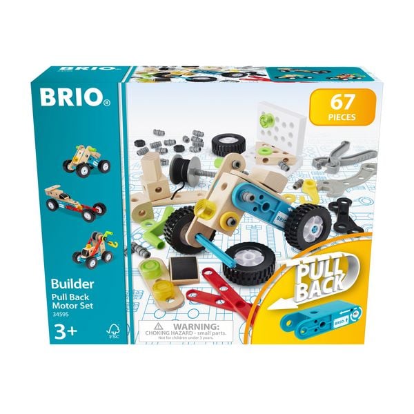 Produktbild: BRIO Builder - Nachziehmotor-Konstruktionsset