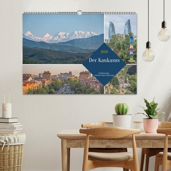 Produktbild: Der Kaukasus - Entdeckungen zwischen Asien und Europa (Wandkalender 2026 DIN A2 quer), CALVENDO Monatskalender