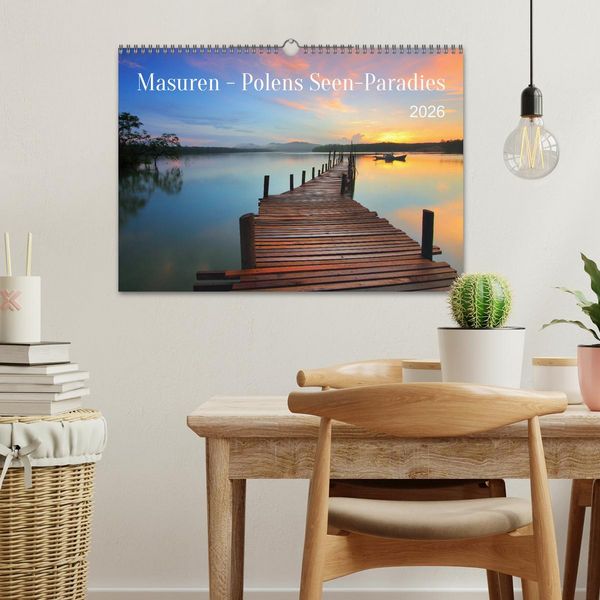 Produktbild: Masuren - Polens Seen-Paradies (Wandkalender 2026 DIN A3 quer), CALVENDO Monatskalender