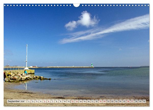 Produktbild: Halbinsel Priwall bei Travem&uuml;nde &ndash; Impressionen von der Ostseek&uuml;ste (Wandkalender 2026 DIN A3 quer), CALVENDO Monatskalender