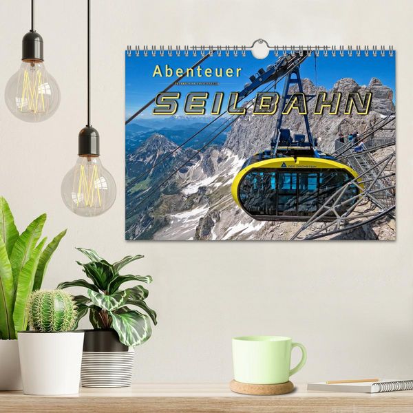 Produktbild: Abenteuer Seilbahn (Wandkalender 2026 DIN A4 quer), CALVENDO Monatskalender