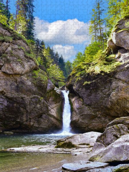 Produktbild: CALVENDO Puzzle Buchenegger Wasserfall | 2000 Teile Lege-Gr&ouml;&szlig;e 90x67cm Foto-Puzzle f&uuml;r gl&uuml;ckliche Stunden