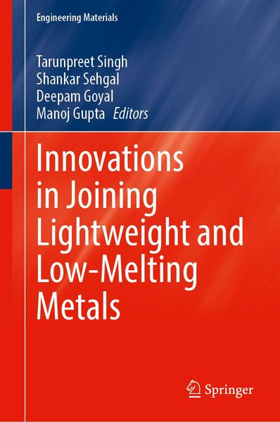 Produktbild: Innovations in Joining Lightweight and Low-Melting Metals